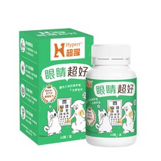 Hyperr超躍 眼睛超好 寵物晶亮保健膠囊 游離型葉黃素 高濃度玻尿酸 專利配方, 改善淚液/眼睛健康, 30盒