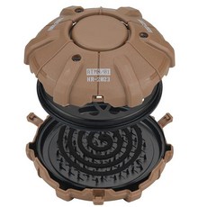 야외용 전술 모기 코일 홀더 모기 코일 버너 향 버너 홀더 캠핑 및 CS 게임용 - 휴대용 컴팩트 모기 향 상자(탠), Tan