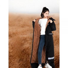 일체형 방풍 작업복 패딩 낚시 배달 정비복 QK618 업그레이드 블랙 XL 사이드 스타일, QK618 안감 허리 지퍼 포함 2XL