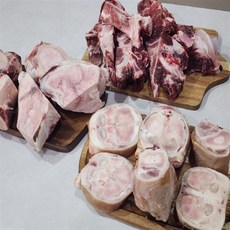 엘빈 한우사골 우족보신 세트 6kg 곰국용, 1