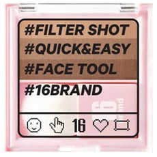 16 brand 漸層打亮修容餅, 杏仁摩卡色, 1個