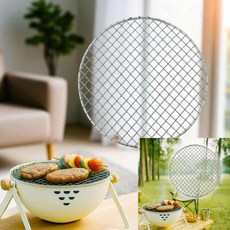 스테인레스304 원형석쇠 24cm 미니석쇠 구이용미니석쇠 캠핑석쇠 구이용석쇠