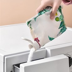 봉지 밀봉캡 밀봉뚜껑, 화이트, 1개