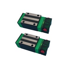 HGH15CA 캐리지 슬라이더 블록 2pcs 사각 베어링 E2 오일 박스 자체 윤활 어셈블리 3D 프린터 CNC 기계 및 DIY 프로젝트, HGH15-E2, 1