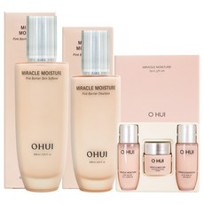 오휘 미라클 모이스처 핑크베리어 2종+3종 여행용 기프트 기획 세트, 1세트