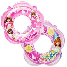 미미 이중튜브 65 여아 핑크 원형튜브 옵션선택, 1개