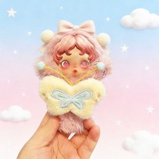 팝마트 스컬판다 겨울 교향곡 빛의 정원 날찾아봐 인형키링 인형옷 버터플라이 인형의상, SP 라이트 위빙 가든 인형 의류에는 인형이 포함되어, 버터플라이 옐로우