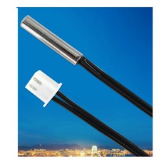 熱敏電阻 溫度控制器感溫線 溫度傳感器 NTC SENSOR(10K B 3950), 1個, 2米