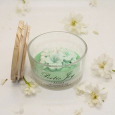 Poetic Joy 香薰蠟燭 大豆蠟燭 香氛, 1個, 香味：佛手柑橡木苔/蠟重約120g（可定