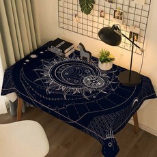 별자리 타로매트 마술 스프레드천 카드 식탁보 테이블 보 천, C Type