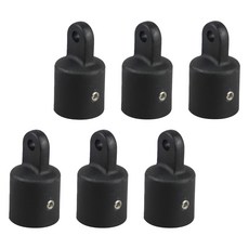 캐노피 텐트와 호환되는 6Pcs 나일론 슬라이딩 캡 엔드 피팅 해양 보트 하드웨어, 1세트, 그림과 같이
