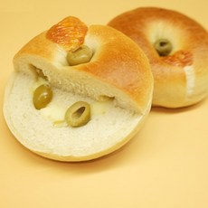 훕훕베이글 올리브치즈, 1개, 1g