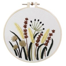 春華秋實刺繡材料包 - 含繡朋 刺繡DIY 手工刺繡 刺繡掛畫 附贈繡綳 零基礎輕鬆學 麥手作, S304套組, 1個