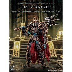 參號倉庫 預26年3-4月 灰騎士 GREYKNIGHT 1/10 Monsters系列 第4彈 不朽之王 可動 122, 1個