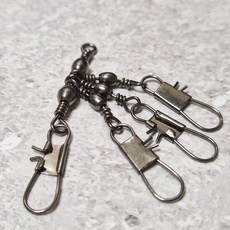 대용량 문어 3단 도래 타코 인터락 트리플 스냅도래, 1개, 17개입