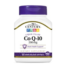 21ST CENTURY 輔酶Q10保健膠囊 200mg, 1個, 90 件