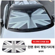 미니쿠퍼 전면 유리 햇빛가리개 선쉐이드 6가지 디자인 전차종 공용, 1개, 02 블랙잭
