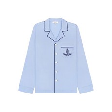 스포티앤리치 자수 포켓 긴소매 셔츠