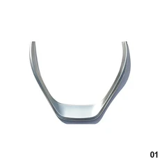 탄소 섬유 블랙 스티어링 휠 트림 커버 자동차 인테리어 부품 BMW 1 3 시리즈 F30 F34 에 2013 1x, 01 은