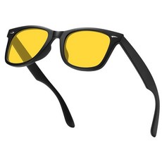 MEETSUN 편광 선글라스 여성용 남성용 클래식 레트로 스퀘어 프레임 드라이빙 트렌디 선글라스 자외선 차단 A1 거북이 프레임 / 그레이 렌즈 표준