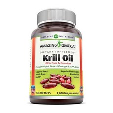어메이징 뉴트리션 남극 크릴오일 120캡슐, 120정, 1개