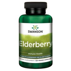 SWANSON 斯旺森 接骨木果素膠囊, 120顆, 1罐