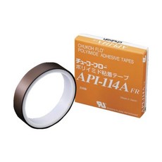 13686385 작업용 전선 케이블 전기 절연 테이프 츄코 플로우 폴리이미드 접착 API-114AFR 폭 25mm 길이 10m 두께 0.06mm