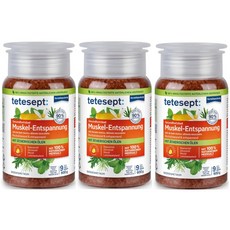 테테셉트 바다소금 씨솔트 에센셜 오일 입욕제 600g 3팩, 3개