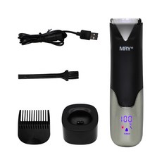 MRY跨境理髮器六級防水電推剪帶充電底座兒童理髮剪禮品批發定 制, 款式1:1個