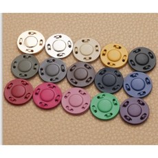 磁吸扣 衣服扣 磁吸暗扣 強磁鈕扣 包包扣 襯衫扣 磁鐵扣 子母扣, 直徑 12.5mm,銀色