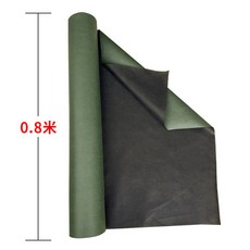 園林防草布 花園果樹除草布 園藝土工布 庭院墊底遮草布, 綠黑0.8X100米送100枚地釘, 1個