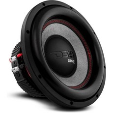 DS18 GENX104D 서브우퍼 블랙 4층 알루미늄 보이스 코일 10인치 800W 최대 출력 400W RMS 듀얼 4옴 DVC 강력한 자동차 오디오 베이스 스피커1개 스피커, 10-Inch_Classic, 1개