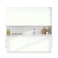 퀸하우징 인테리어필름 싱크대 가구 책상 리폼 시트지, 27. HSQ298 크림 화이트