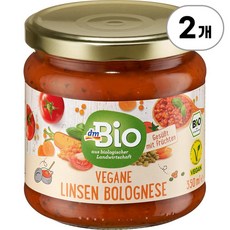 디엠바이오 토마토 볼로네제 소스 렌틸 dmBio Tomato Bolognese sauce with lentils 350ml, 2개