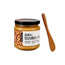 데이웰 땅콩버터 크리미 230g 우드 버터나이프 세트