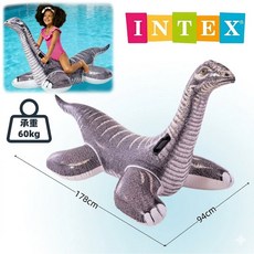 INTEX 充氣造型水上騎乘玩具, 57584雷龍