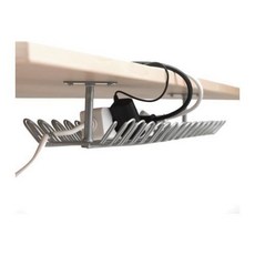 IKEA SIGNUM 銀色電線收納架 - 桌面電線整理盒, 1個