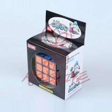 혜명생필품마트 블랙 큐브 3x3x3 색깔 선물용 유치원장난감 색깔맞추기 퍼즐