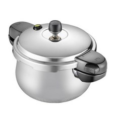 PNPOONGNYUN High-Clad IH全三層複合壓力鍋, 2L, 1個, 混合色