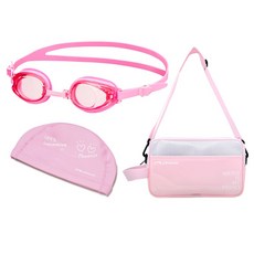 피닉스 아동 3종 생존수영 세트, 핑크, 1개