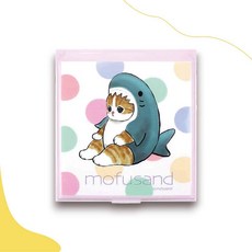 mofusand 貓福珊迪 折疊化妝鏡 可愛動物圖案隨身鏡, 1個, MF55351A