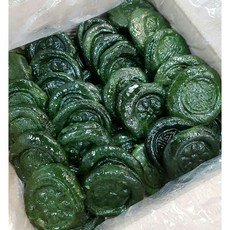 무설탕 쑥개떡 건강 수제 쑥떡 당일생산 전통간식 떡함지, 50g, 50개
