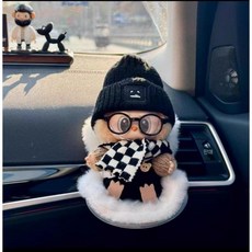 JujuS 17cm 라부부 인형옷 패션쇼 1 세대 및 2세대 인형옷 소품 갈아입히기, 아기 옷 만 팔린다, (인형없음)블커피+슬링바지