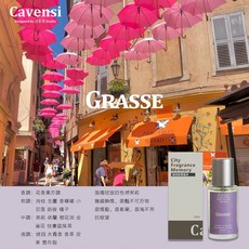 Cavensi 城市記憶香水 RIVIERA 芳香木質調, 1個, 【花香東方凋】格拉斯20ml（女14）