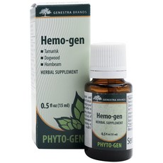 GENESTRA BRANDS Hemo-gen草本滴劑, 15ml, 1瓶