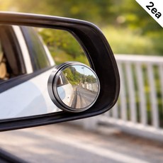 펜타드 자동차 사각지대 주차 각도조절 사이드미러 보조거울, 2개, 화이트 전차종