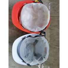 일회용 안전모 내피 땀받이 땀 머리 보호 탈모 방지 흡수 위생 커버 안감 건설 현장, 100개, 얇은 블루 100개