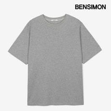 벤시몽 사이드 스냅 오버핏 티셔츠 (BS5STS505GR) 3271146