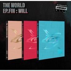 에이티즈 The Wolrld EP FIN WILL 포토북 앨범버전 3종 1세트, 빨노파