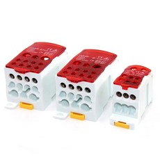 전기 분할 DIN 125A 160A 250A UKK80A 와이어 레일 터미널 정션 전원 400A 커넥터 500A 박스 블록, Red